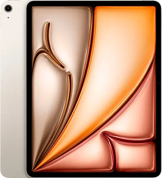 Apple - 13-inch iPad Air M3 chip Built for Apple Intelligence Wi-Fi 128GB - Starlight