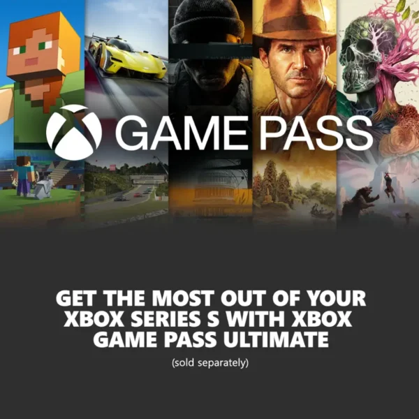 Second image of Microsoft - Xbox Series S 512GB All-Digital Console (Disc-Free Gaming) - White