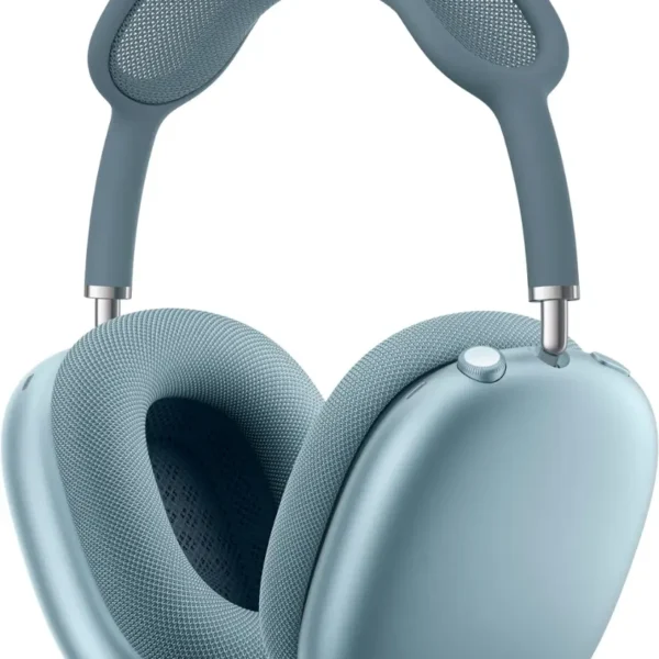 Apple - Geek Squad Certified Refurbished AirPods Max (Lightning) - Sky Blue